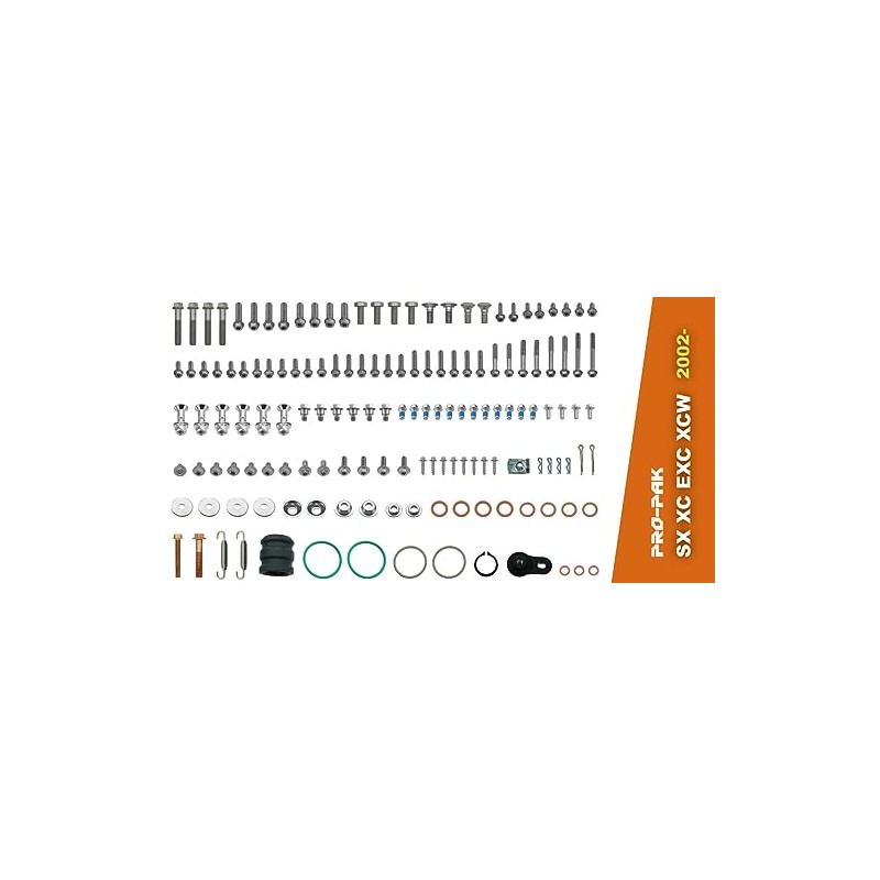 Specmoto KTM Two-Stroke Specific Bolt Kit. Fits: KTM 200 250