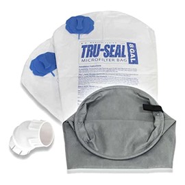 Hyperflow Tru-Seal Complete Dust Encapsulation and Hygienic Disposal: Replaces 8-Gallon & 12-Gallon MD Bags #720H-5, 720, 721H-5, 721-5, 720HF-3 (Tru-Seal Upgrade Kit)