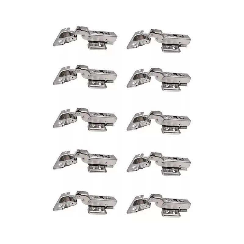 Handyhome Bisagra Cierre Suave Bidimensional Semi Curva 35mm 20 Pzas