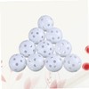 WOONEKY 24Pcs Air Balls for Golf Training Durable White Hollow