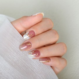 MISS MODA Gel Nail Seals, Curing Type, 14 Pieces, Hand Use, Nail Seal, Just Stick, Nail Parts, Gel Nail Kit, Color Gel, Long Lasting Seal Nail, Gel Seal, Just Stick, Semi-Cured Nail Seal, Self Nail,