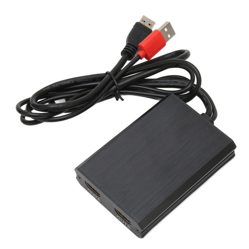 Aluminum Alloy 4K 60Hz Displayport USB 3.0 to Dual HD