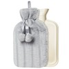 CityComfort Hot Water Bottle with Super Soft Luxury Plush Cover,