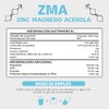 Zinc Magnesio Acerola (ZMA) Con Piperina para mxima absorcin Sin