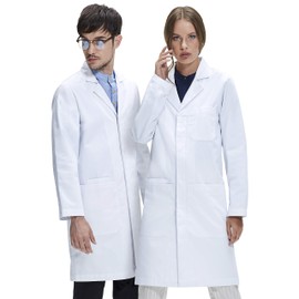 Dr. James Unisex White Polycotton Lab Coat UK-01-XL
