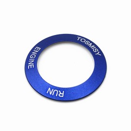Tosmisy Suzuki Escudo Crosby Swift sx4 Jimny Alto Works Hustler Wagon R Engine Start Button Decoration Ring 1 Piece Blue