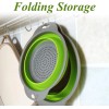 Unbranded Collapsible Colander Set of 3 Green