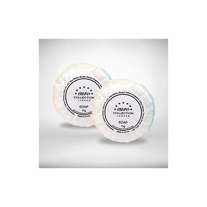 Euro Collection Pleat Wrap Soap Luxury Bath Soaps Travel Mini