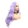 AFBeauty Purple Wig Lace Front Synthetic Hair Long Heat Resistant