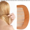 High Quality Wooden Comb, Natural Peach Wood Comb, Scalp Massage,