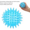 Kryoflare Soft Transparent Spiky Massage Ball, 7 CM, Blue for