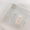 P274 Nail Parts 1 Cubic Metal Jewelry GWM / p274네일파츠 1개입 큐빅메탈쥬얼리 GWM