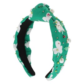 Baluue Shamrock Headband for Patrick Day Holiday Hairband Decoration and Colors Party Accessory for Women and Men Celebrations