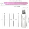 Limpiador Facial Ultrasónico Skin Scrubber con Espátula Kit Limpieza