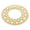 Folding Bicycle Chainwheel Smooth Fastness AntiCorrosion Wearproof Bike Chainring(Titanium Gold