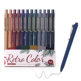 WY WENYUAN Ballpoint Pens, Pens Fine Point Smooth Writing, Nice Teacher Pens For Journaling, Black Ink 1.0 Mm Office Desk Accessories, Aesthetic Gift School Office Supplies For Note Taking