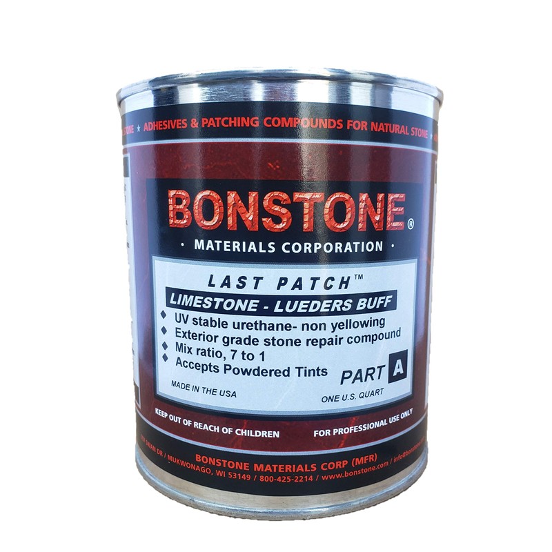 Bonstone Last Patch Limestone Repair Kit Quart Size with 4