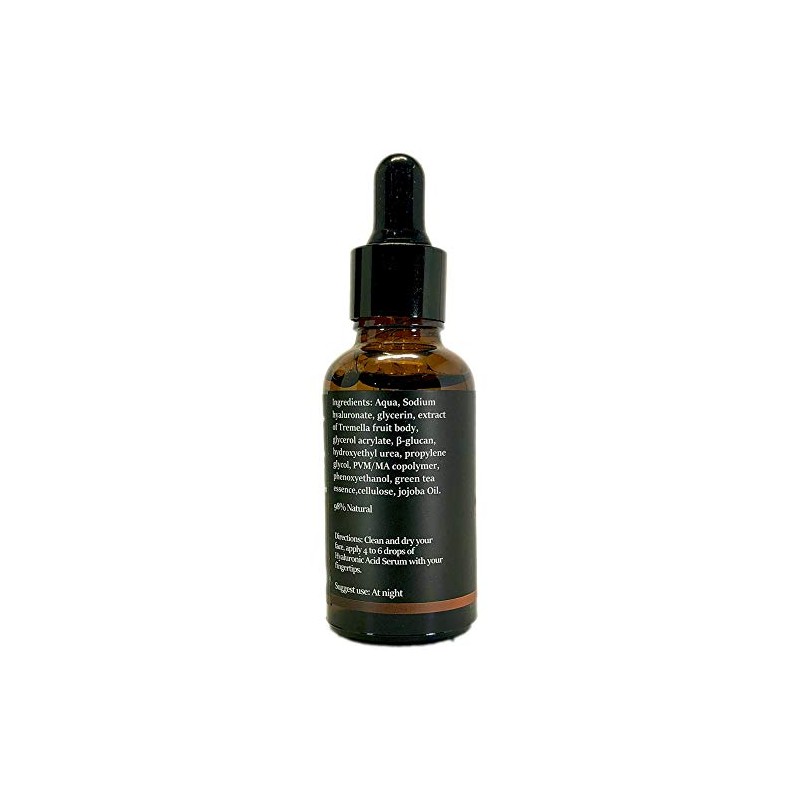 Suero facial de Acido hialurónico con aceite de jojoba y