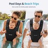 Water Baby Carrier, Quick-Dry Neoprene Infant Sling,Black