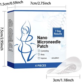 Parche De Nano Microagujas, Parche Nano, Parche De Cuidado Del Cuerpo, Masaje Suave Y Relajante,reducir las líneas finas y los poros (3PCS)