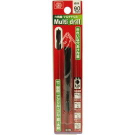 SK11 Hexagonal Shaft Multi-Drill for Bamboo, Resin, Acrylic, Rubber, Leather, Wood, 0.35 inches (9.0 mm)