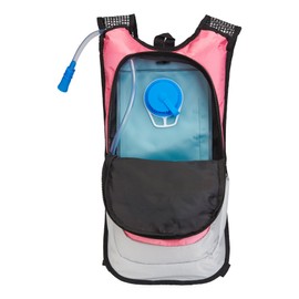 Northwest Survival Hydration Pack - 2 Liter Water Bladder with Extra Large Storage Compartment, Pink