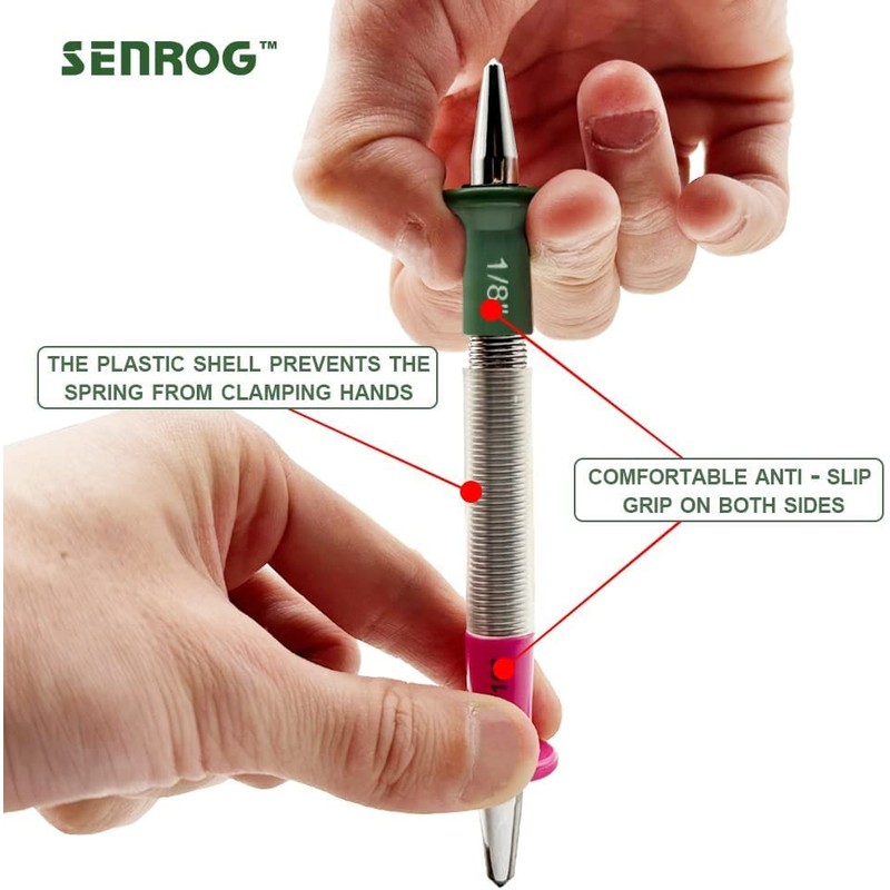 SENROG 2-Pieces Spring Tools, Hammerless Spring Punch Tool, Hinge Pin