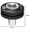 Tone QA-02S Quick Turn Adapter for Ratchets, 1/4" Connector, Black