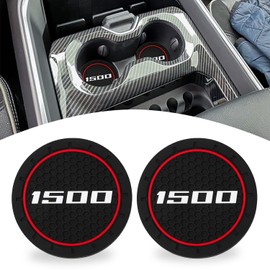 Cup Holder Coasters for Ram 1500 Cup Holder Coasters, Compatiable with Dodge Ram 1500 Accessories, Cup Holder Coasters for Dodge RAM 1500, Water Proof Red