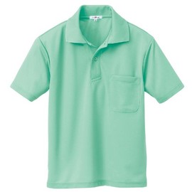 Ajito Sweat Absorbing Quick Drying Short Sleeve Polo Mint Green 10579 M