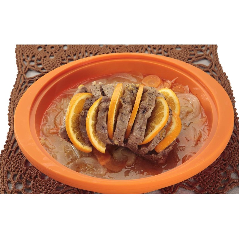 シリコン タジン鍋 20cm マゼンタピンク レシピ付