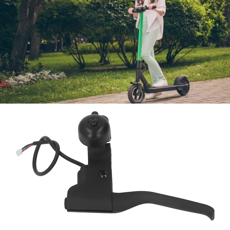 Electric Scooter Handbrake Ergonomic Waterproof Brake Level with Bell for