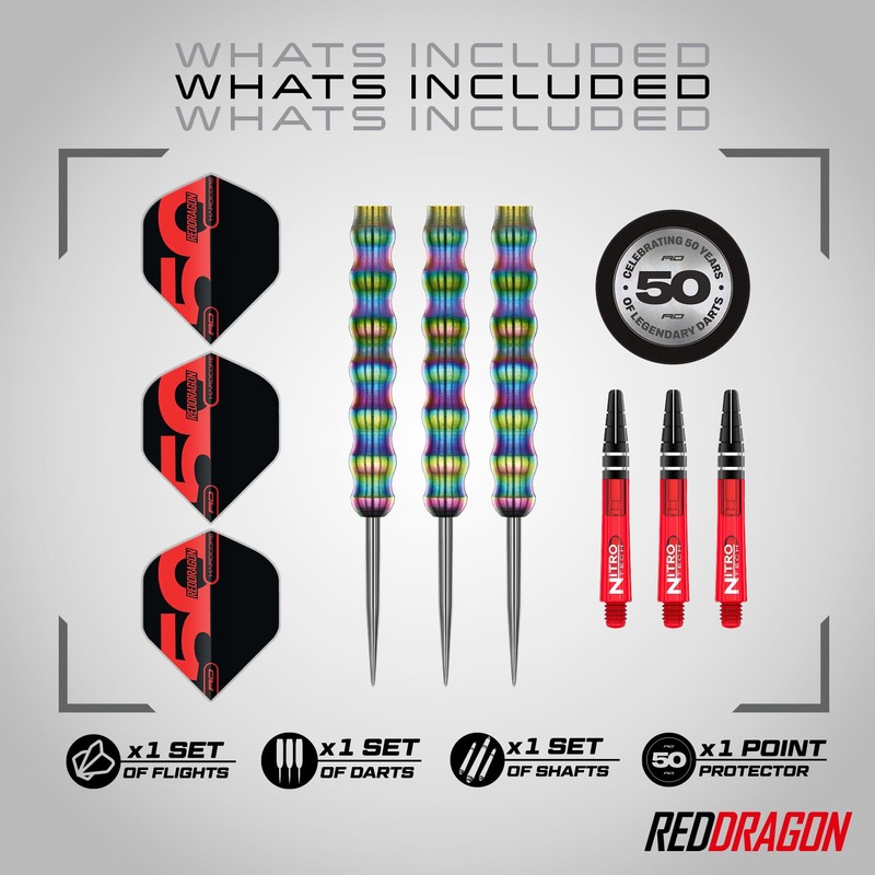 RED DRAGON Darts - 50 Year Classic Collection - Shockwaves