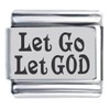 Let Go, Let God Laser Italian Charm