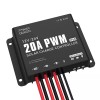 Power Queen 12V/24V 20A PWM Waterproof Solar Charger Controller for