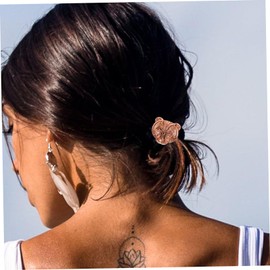 WOONEKY Cute Bear Head Hair Ties Elastic Ponytail Holders for Women Girls Hair Accessories for Sports Yoga Braiding