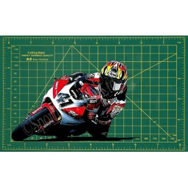 Noriyuki Haga (41) _2 cornering Cartoon effect funny Decal Sticker Car, Van, Laptop, Doors or Walls ideal for Camper Vans, Caravans Cars and Vans National Pride