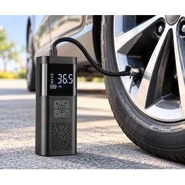 Cordless Tire Inflator for Vehicle Tires – 150 PSI Digital Air Compressor for Car, Motorcycle & Bike