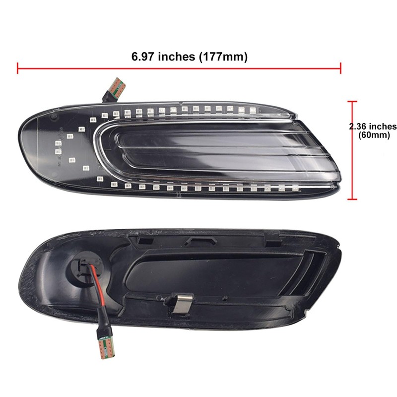 Xinctai Sequential Amber Led Fender Side Marker Light Turn Signal