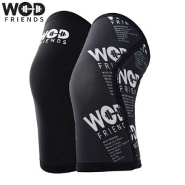 WOD Friends Fitness Accessory, Crossfit haipeo Knee Brace 5mm Black for home workouts, training and recovery, portable sports and exercise gear, Korean Import, WOD Friends