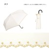 2022 Wpc. 801-972 Women’s Mini Folding Parasol, Blackout, Star Pattern,