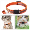 4 Pcs Cat Collars Safe Reflective Cat Collars with Bells