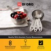 DI ORO® 4-Piece 18/8 Stainless Steel Measuring Cup Set -
