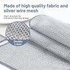 Aashvi 6 PCS Double Layer Wire Dishwashing Cloth Rag Non-Scratch