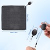 Golf Towel 2-Pack with Retractable Hook 12x12in (30x30cm) - Quick-Dry