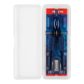 Aristo Topline Art Series AR55808 Quick Adjustment Compass (Circles up to 370 mm Diameter, Replacement Leads, Die-Cast Zinc Legs) Deep Blue