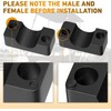 Brake Block Mounting Set with Screw Nut for Club Car
