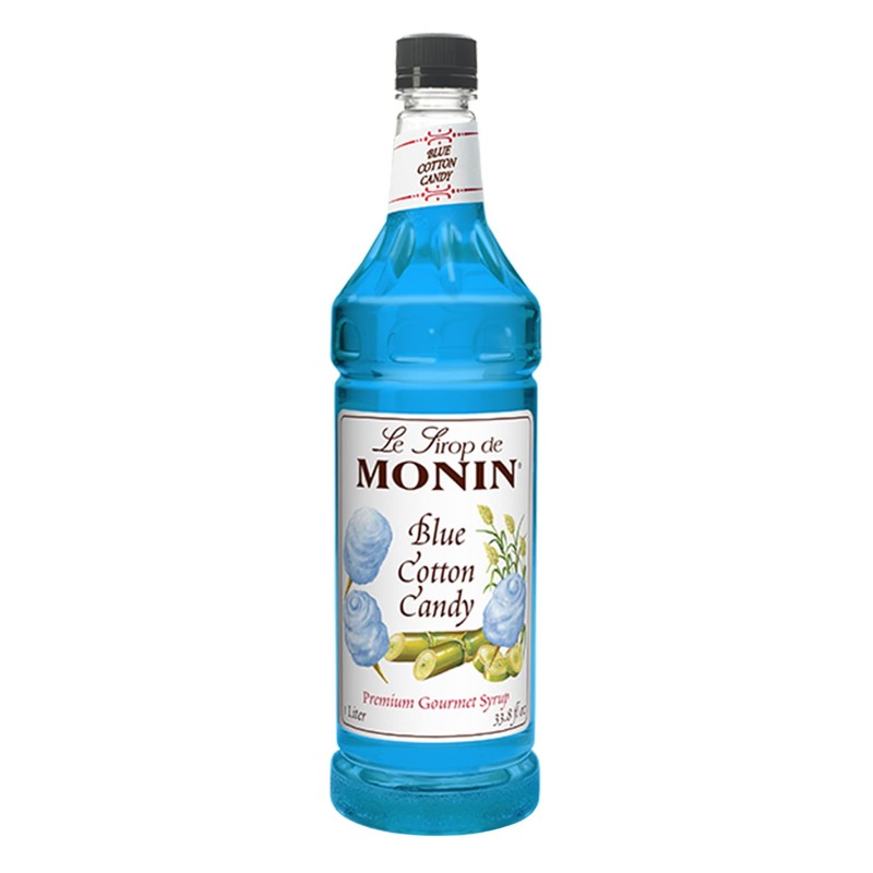 Monin - Blue Cotton Candy | Premium Syrup for Lemonades,