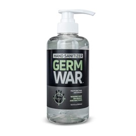 Germ War Hand Sanitizer Pump Dispenser Large, 16.09 oz