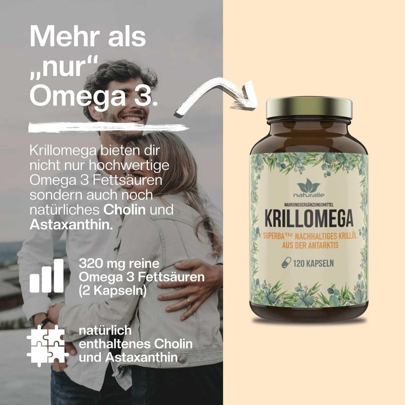 naturalie® Krill Oil Capsules Superba™ Boost Antarctic Krill from MSC-Certified